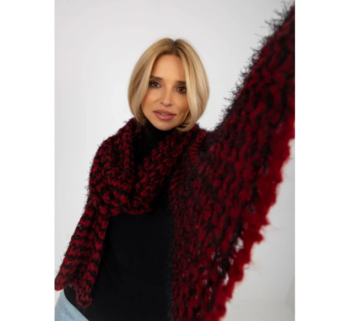 Šál AT SZ 3710.88 čierna a červená