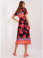 Šaty DHJ SK 11331 5.19 čierna a červená Šaty DHJ SK 11331 5.19 čierna a červená