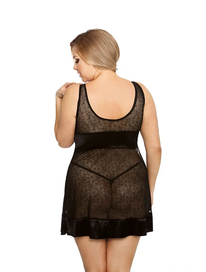 Sexy košilka model 17600454 chemise + tanga ZDARMA! - Anais