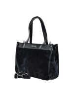 Dámska kabelka/kufor s kožušinou Big Star - čierna
