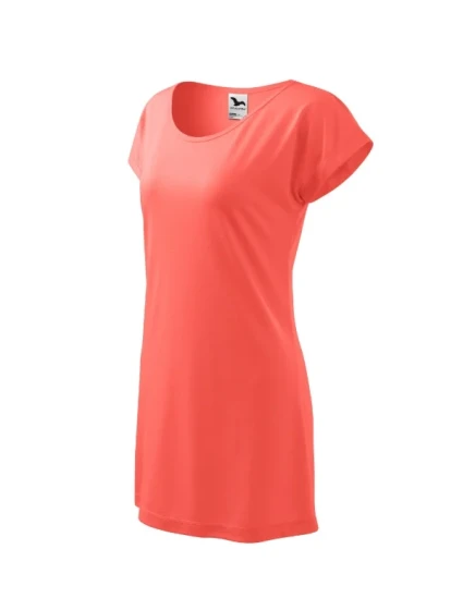 Láska tričko/šaty ženy koralová