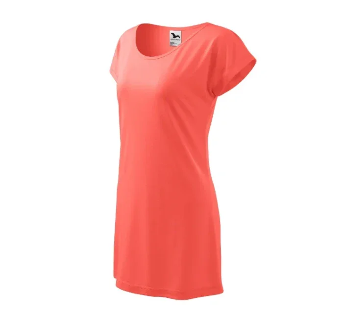 Láska tričko/šaty ženy koralová