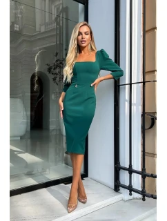 Dámske šaty 264 model 170847 Tmavo zelená - Bicotone