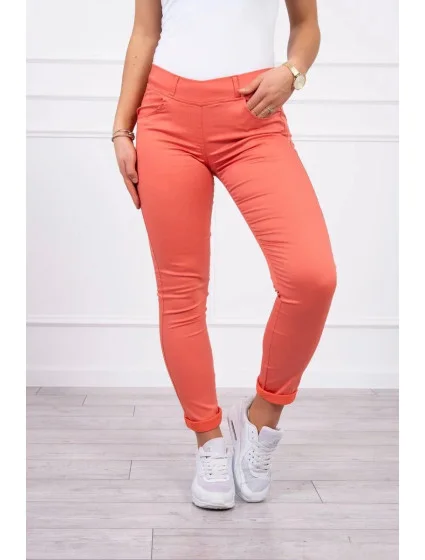 Dámske nohavice 2628-1 apricot - Kesi Dámske nohavice 2628-1 apricot - Kesi