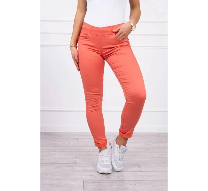 Dámske nohavice 2628-1 apricot - Kesi Dámske nohavice 2628-1 apricot - Kesi