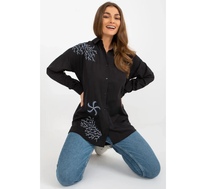 Košeľa s dlhým rukávom model 181626 Factory Price