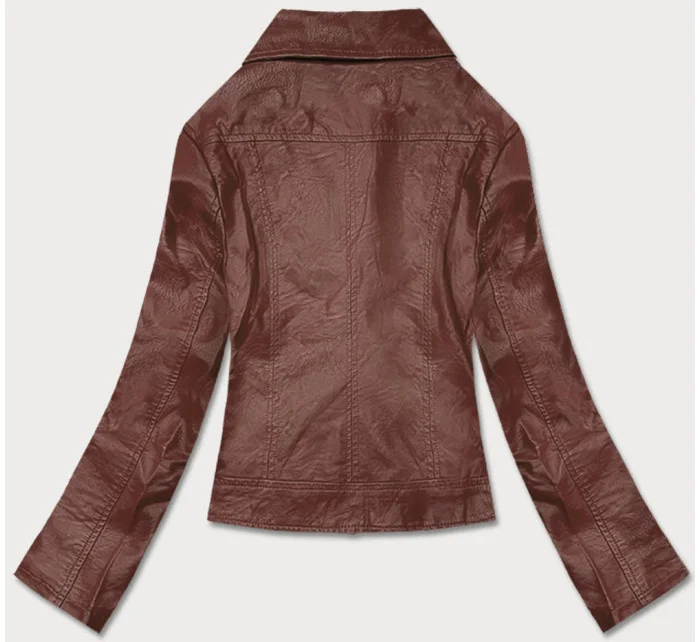 Hnedá dámska bunda ramoneska (BN-20025-3)