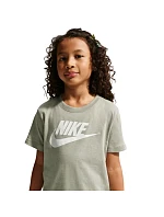 Detské tričko Nike Sportswear, zelené, FZ5178 304