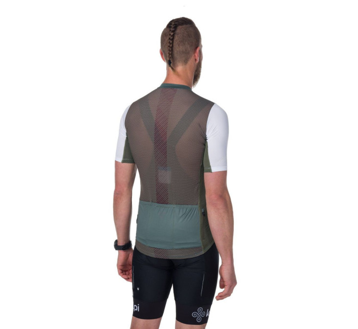 Pánský cyklistický dres Alvi-m khaki - Kilpi