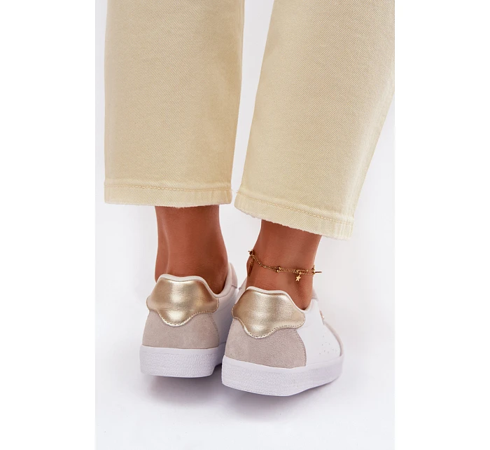 Dámské tenisky z pravé kůže LR61-7091 Bílé