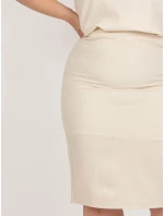 Sukňa LK SD 506697.95 béžová