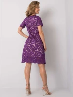 Šaty LK SK 506732.39P tmavo fialová