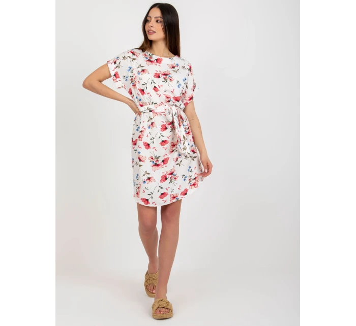 Šaty WN SK 661.71P bielo-červené