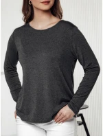 Dámská halenka s přívěskem grafitová Dstreet model 21982003 - FashionStreet