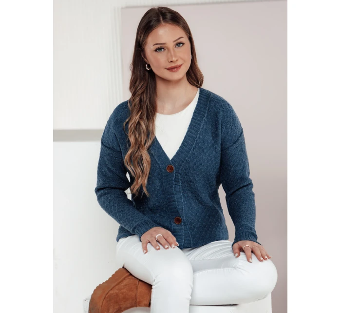 Dámsky sveter CHICLINE modrý FashionStreet MY2400