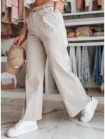 Dámské široké kalhoty light beige Dstreet model 21987121 - FashionStreet