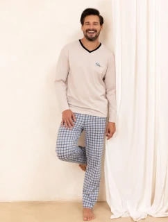 Pyžamo model 21241387 long/r MXL Z25/26 pánské - Regina