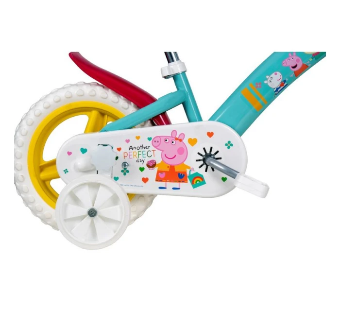 Detský 12" bicykel Peppa Pig zelený 1198 Detský 12" bicykel Peppa Pig zelený 1198