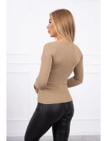 Blúzka s ozdobnými ťavími gombíkmi Blúzka s ozdobnými ťavími gombíkmi