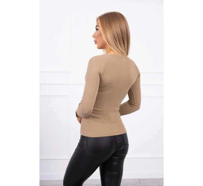 Blúzka s ozdobnými ťavími gombíkmi Blúzka s ozdobnými ťavími gombíkmi