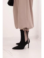 Dámske nohavice so širokými nohavicami a spodným viazaním fango Dámske nohavice so širokými nohavicami a spodným viazaním fango