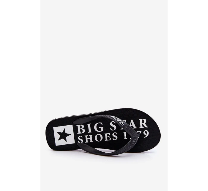 Pánské lehké žabky Big Star model 21610677 Černá - Big Star Shoes