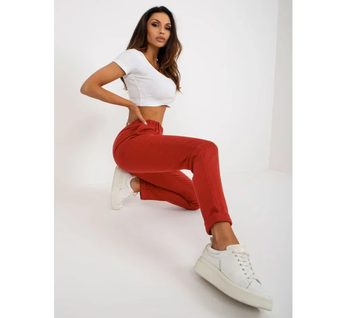 Nohavice LK SP 507801 1.06X tmavo oranžová