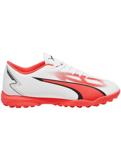 Futbalové topánky Ultra Play TT M 107528 01 biele/neónovo ružové - Puma