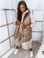 ROSI dámska ťavia vesta FashionStreet TY2872 ROSI dámska ťavia vesta FashionStreet TY2872