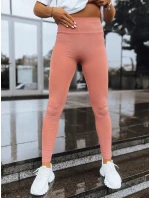 Dámske rebrované legíny LOOK AT ME beige FashionStreet UY1573 Dámske rebrované legíny LOOK AT ME beige FashionStreet UY1573