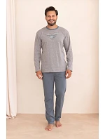 Pyžamo Regina 6007 s dlhými rukávmi, veľkosti M–3XL, Z26 Pyžamo Regina 6007 s dlhými rukávmi, veľkosti M–3XL, Z26