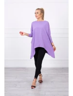 Oversize halenka fialová Oversize halenka fialová