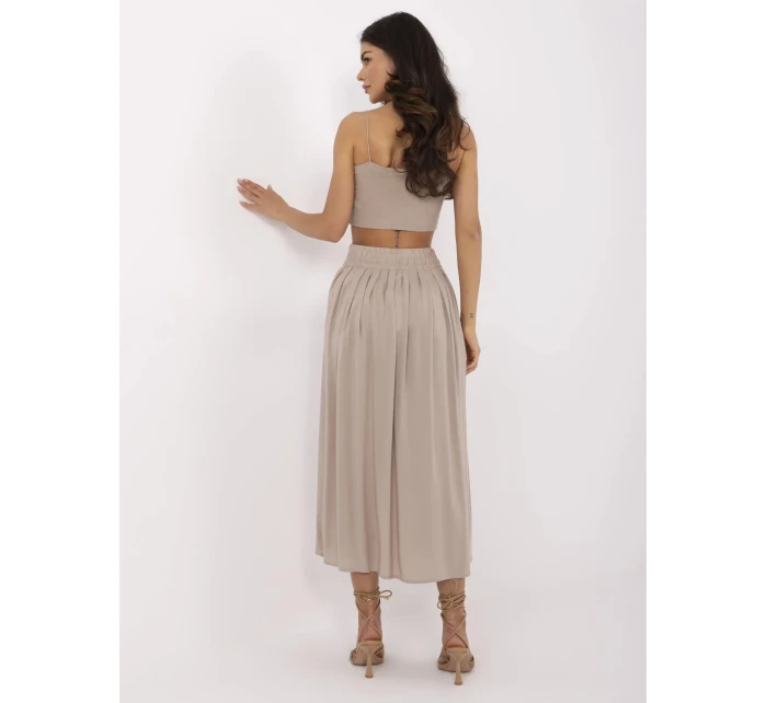 Spódnica model 21116728 ciemny bezowy - FPrice