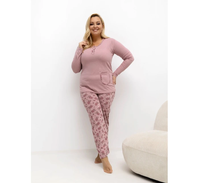 Piżama DU PI FP model 21766224 jasny różowy - FPrice Piżama DU PI FP model 21766224 jasny różowy - FPrice