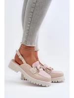 Sandále na podpätku model 195556 Krok vo veľkom štýle Sandále na podpätku model 195556 Krok vo veľkom štýle