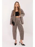 Šnúrové nohavice model 225000 Rue Paris Šnúrové nohavice model 225000 Rue Paris