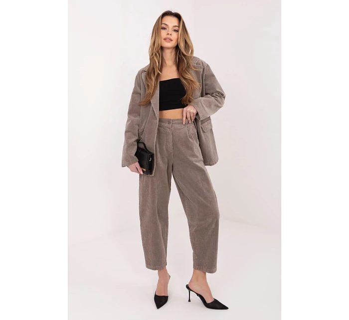 Šnúrové nohavice model 225000 Rue Paris Šnúrové nohavice model 225000 Rue Paris