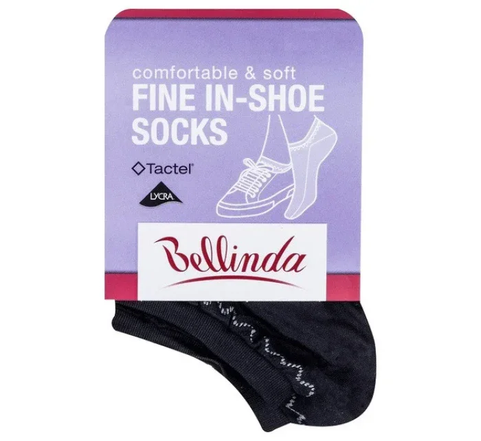 Dámske nízke ponožky FINE IN-SHOE SOCKS - Bellinda - čierna Dámske nízke ponožky FINE IN-SHOE SOCKS - Bellinda - čierna
