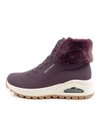 Uno model 21394769 dámská sportovní obuv zateplené boty zimní fialové dámské - Skechers