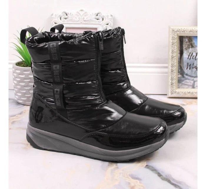 Dámske metalické snežnice W INT1785B - Big Star