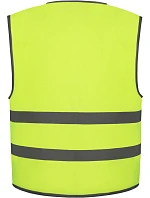 Yoko HVW 102 Hi-Vis bezpečnostná vesta 79.W102, oranžová s vysokou viditeľnosťou Yoko HVW 102 Hi-Vis bezpečnostná vesta 79.W102, oranžová s vysokou viditeľnosťou