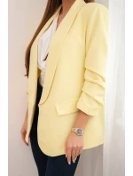 Elegantní sako s klopami model 21819279 - K-Fashion Elegantní sako s klopami model 21819279 - K-Fashion