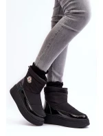 Dámské sněhule na platformě černé model 21636243 - Boto