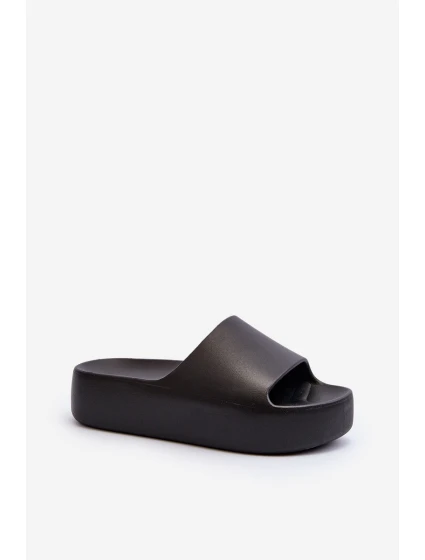 Dámské žabky na tlusté podrážce černé model 21649931 - Boto