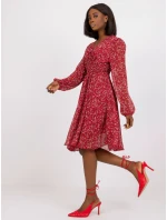 Šaty CHA SK kaštanová model 17265151 - FPrice Šaty CHA SK kaštanová model 17265151 - FPrice