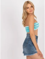 Šortky RO SN model 17363203 tmavě modrá - FPrice Šortky RO SN model 17363203 tmavě modrá - FPrice