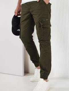 Pánske zelené nákladné nohavice Dstreet UX4178
