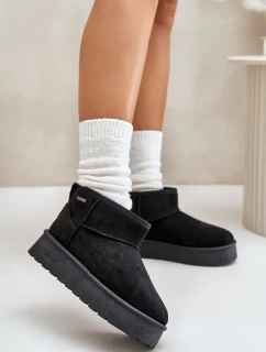 Nízke tenisky na platforme Big Star Black