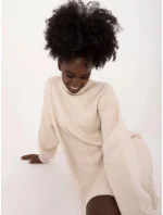 látkové šaty s rolákem model 20469051 - Factory Price látkové šaty s rolákem model 20469051 - Factory Price