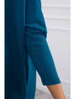 Oversize blúzka s potlačou dúhových pier marine Oversize blúzka s potlačou dúhových pier marine